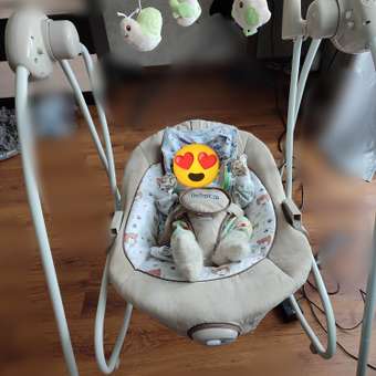 Качели 2в1 Babyton Relax Brown: отзыв пользователя ДетМир