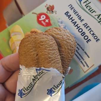 Печенье Fleur Alpine банановое 120г с 9месяцев: отзыв пользователя ДетМир