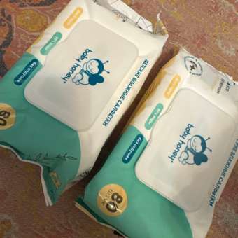Влажные салфетки Baby Honey Eco 2 упак. 160 шт.: отзыв пользователя Детский Мир