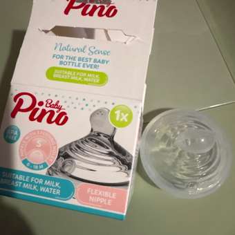 Соска Baby Pino Anti-Colic силикон S (медленный поток) 1 шт.: отзыв пользователя Детский Мир