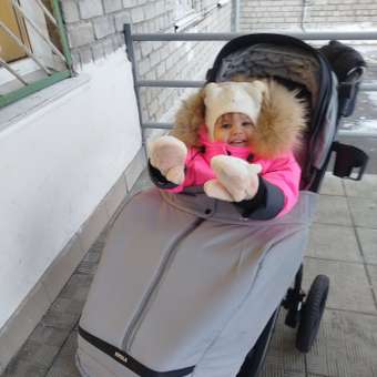 Коляска прогулочная JOVOLA Selena SL, всесезонная серый: отзыв пользователя Детский Мир