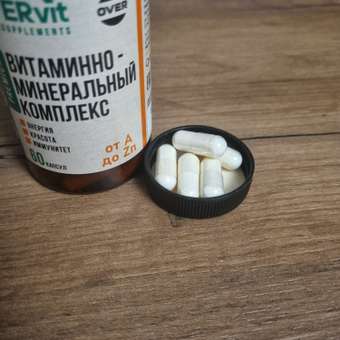 Витаминно-минеральный комплекс OVER для красоты и здоровья 60 капсул: отзыв пользователя Детский Мир
