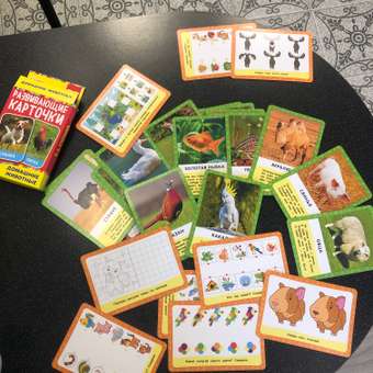 Настольная игра Умные игры Карточки Домашние животные: отзыв пользователя Детский Мир
