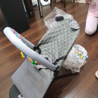 Шезлонг CINLANKIDS серый: отзыв пользователя Детский Мир