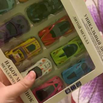 Игровой набор TrendToys металлические машинки 10шт: отзыв пользователя Детский Мир