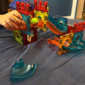 Конструктор Attivio Крепость магнитный 75 дет.: отзыв пользователя Детский Мир