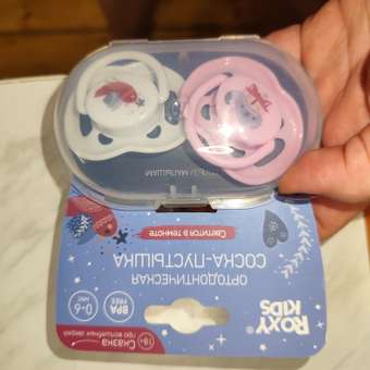 Пустышка ROXY-KIDS силикон от 0 мес. 2 шт.: отзыв пользователя Детский Мир
