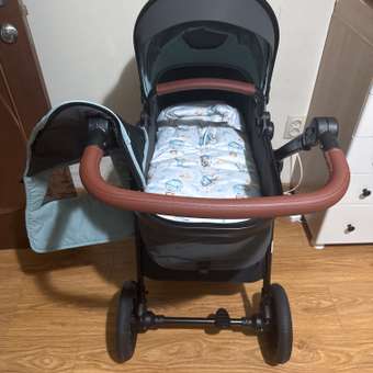 Коляска 2в1 Babyton Sandy Mint голубой: отзыв пользователя ДетМир