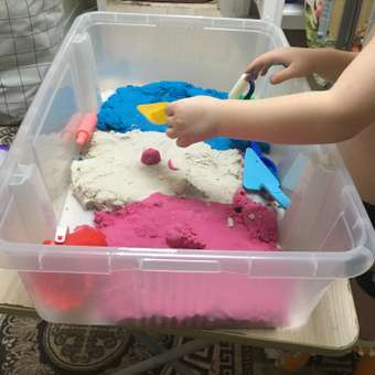 Кинетический песок Attivio 1 кг (розовый): отзыв пользователя Детский Мир