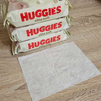 Влажные салфетки Huggies Elite Soft 168 шт.: отзыв пользователя ДетМир