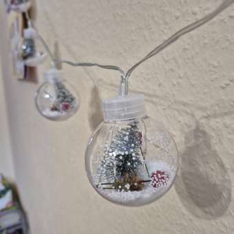 Новогодняя гирлянда FUTURINO Home Зимний шар 230 см: отзыв пользователя Детский Мир