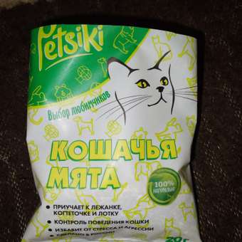 Кошачья мята Petsiki 20г в пакете: отзыв пользователя. Зоомагазин Зоозавр