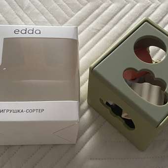 Игрушка edda сортер Зверята: отзыв пользователя Детский Мир