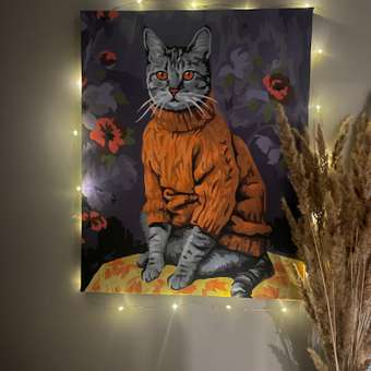 Картина по номерам Hobby Paint Кот в свитере в ассортименте: отзыв пользователя Детский Мир