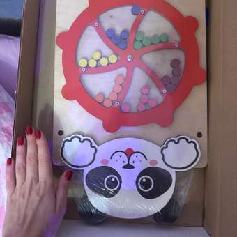 Игрушка Alatoys бизиборд Панда в ассортименте: отзыв пользователя Детский Мир