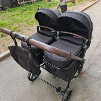 Коляска трансформер для двойни BabyGo Flexi Duo New черный: отзыв пользователя Детский Мир
