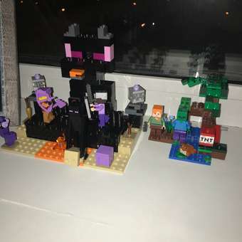 Конструктор LEGO Minecraft Болотное приключение 65 дет.: отзыв пользователя Детский Мир