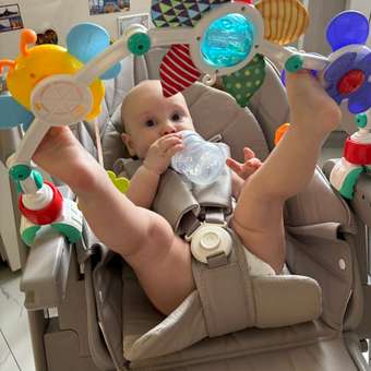 Стульчик для кормления Happy Baby grey серый: отзыв пользователя Детский Мир