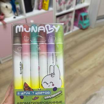 Маркеры Munaby 6 цв.: отзыв пользователя ДетМир