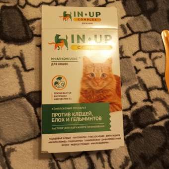 Инсектоакарицидные капли для кошек Астрафарм ИН-АП комплекс 0.5мл: отзыв пользователя. Зоомагазин Зоозавр