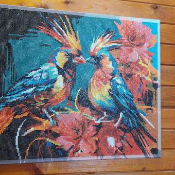 Алмазная мозаика Art on Canvas Яркие пташки в ассортименте: отзыв пользователя Детский Мир