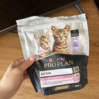 Корм сухой для котят PRO PLAN DELICATE DIGESTION 400г с индейкой: отзыв пользователя. Зоомагазин Зоозавр