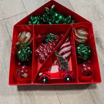 Набор ёлочных украшений FUTURINO Home 25 шт.: отзыв пользователя Детский Мир