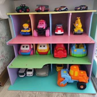 Гараж Пламенный мотор Парковка деревянная: отзыв пользователя Детский Мир