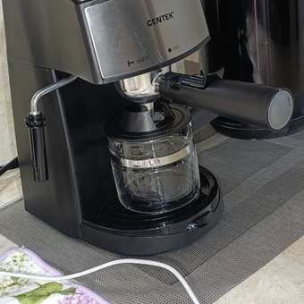 Кофеварка CENTEK CT-1160 черный сталь Эспрессо капучинатор 800Вт 240мл. 3.5 Бар: отзыв пользователя Детский Мир