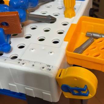 Игрушка Give Creative набор инструментов с верстаком 90 предм.: отзыв пользователя Детский Мир