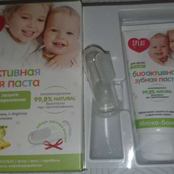 Зубная паста Splat Яблоко-банан: отзыв пользователя Детский Мир