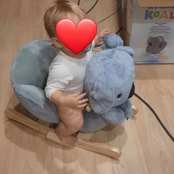 Качалка BabyGo Коала серый с ручкой: отзыв пользователя Детский Мир